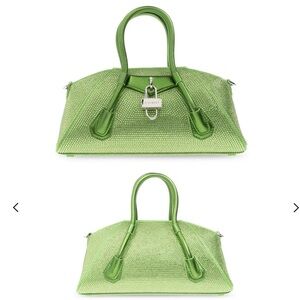 NWT Givenchy | Antigona Embellished Mini Top Handle Green Bag $2800